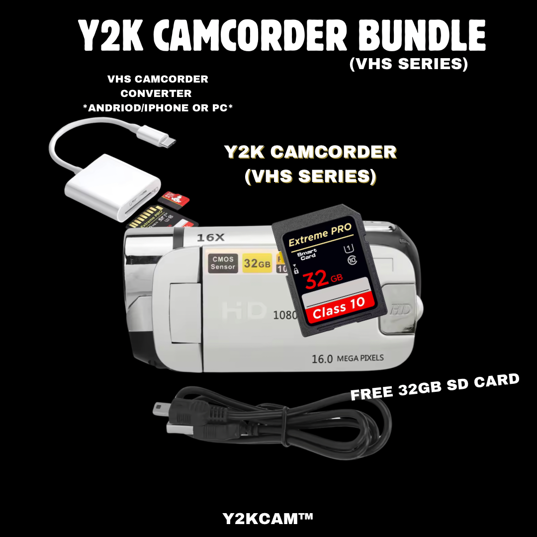 Y2K’s VHS-CAM BUNDLE • *Limited Time Offer* ⏰ *Cyber Month Sale*